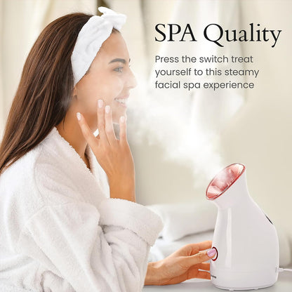 Facial Steamer Nano Ionic Hot Mist Home Sauna Facial Humidifier Spa Quality