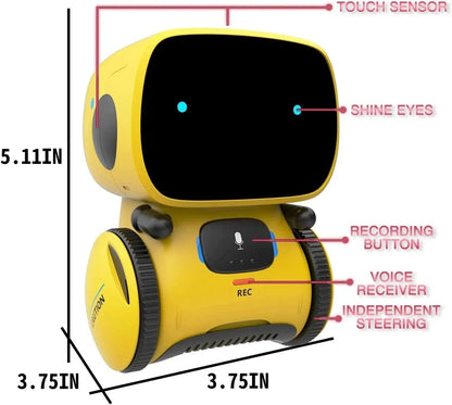 Kids Robot Toy: Smart Talking, Voice-Controlled, and Interactive Educational Partner for Kids Age 3+, with Singing, Dancing, and More