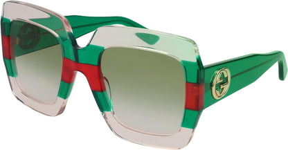 GG 0178 S- 001 MULTICOLOR/GREEN Sunglasses