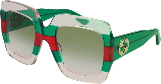 GG 0178 S- 001 MULTICOLOR/GREEN Sunglasses