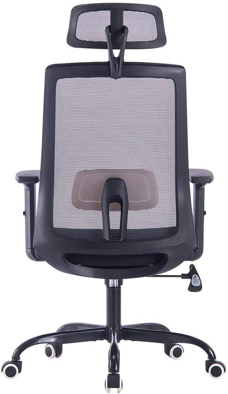Black Office Chair, High Back Mesh Desk Chair, Ergonomic Computer Chair for Office.