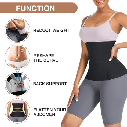 Waist Trainer for Women, Tummy Wrap, Waist Trimmer, Belt Slimming & Body Shaping Invisible Wrap