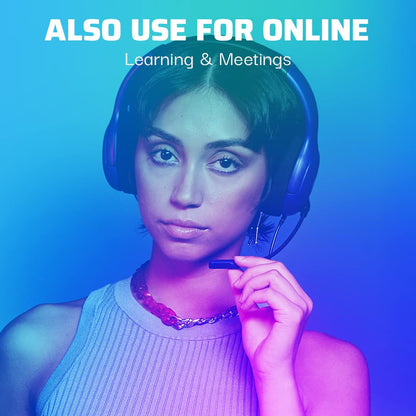 AIRLITE Wired Stereo Gaming Playstation Headset with Noise Cancelling Boom Microphone: PS5/PS4 (Frost White)