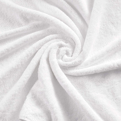 4-Piece Washcloths Towels Set, 100% Turkish Cotton Premium Quality Towels for Bathroom, Quick Dry Soft and Absorbent Turkish Towel, Set Includes 4 Wash Cloths (White)
